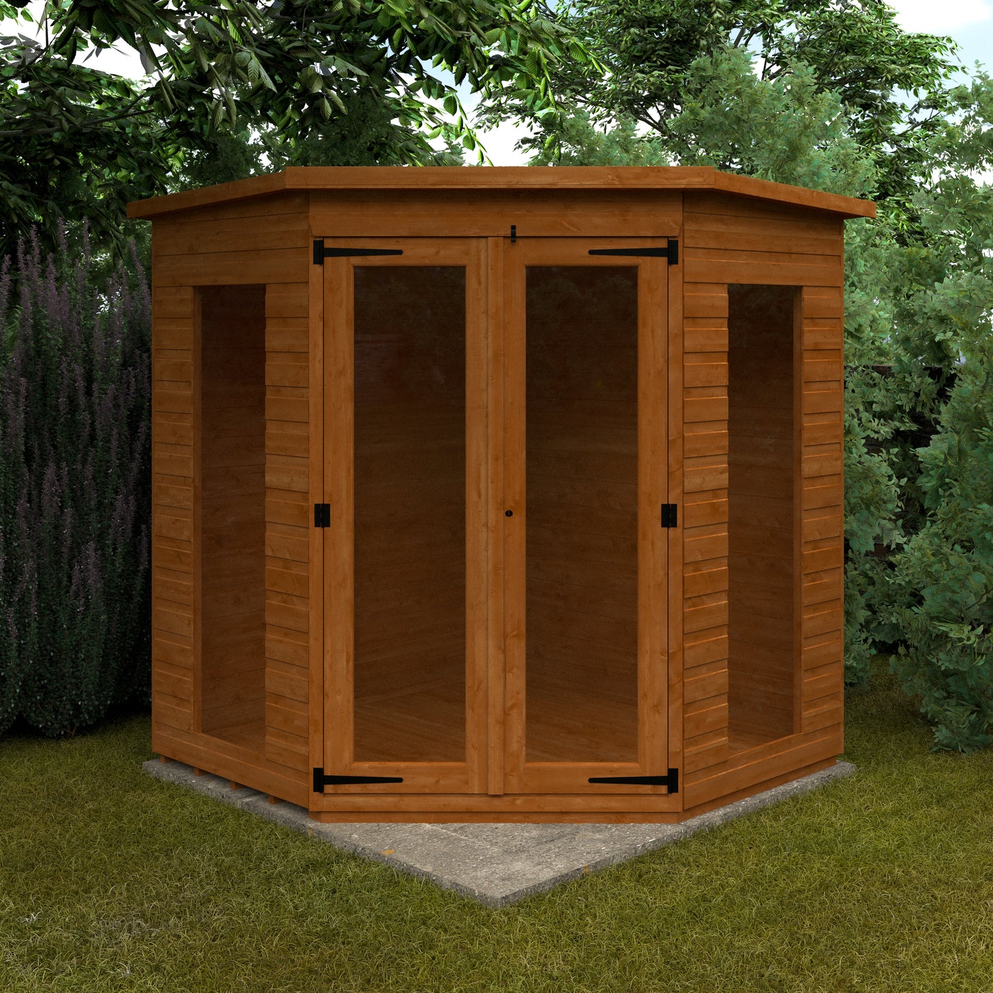 Full Pane Corner Summerhouse - My Store