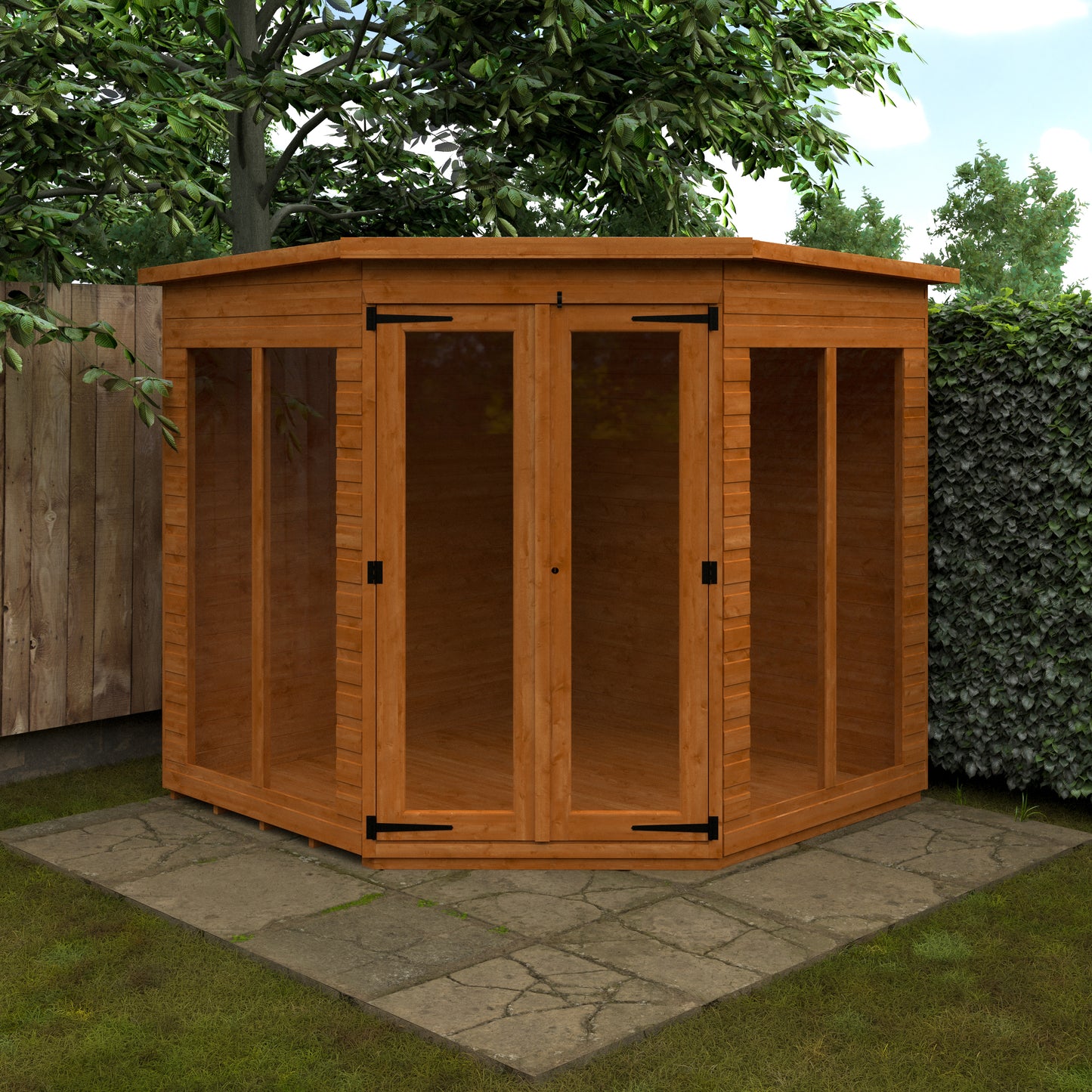 Full Pane Corner Summerhouse - My Store
