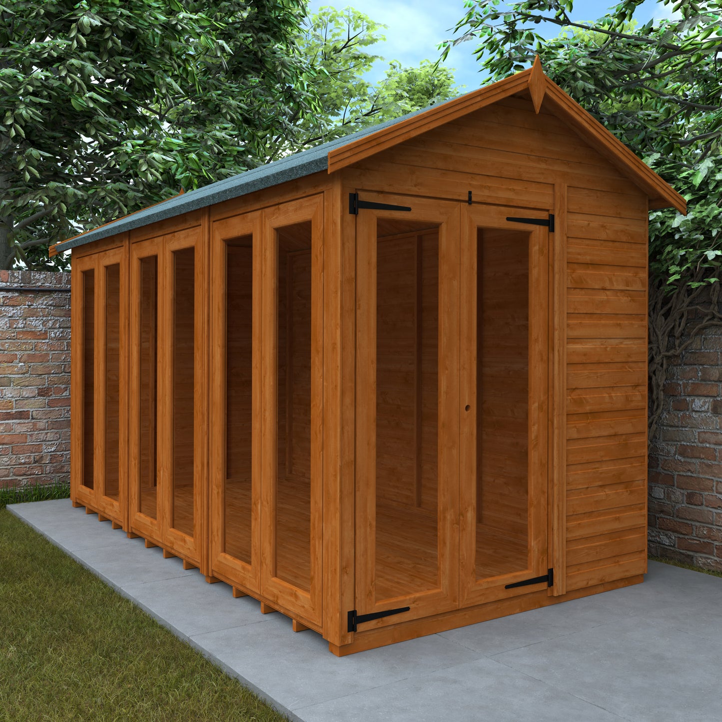 Flex Apex Full Pane Summerhouse - My Store