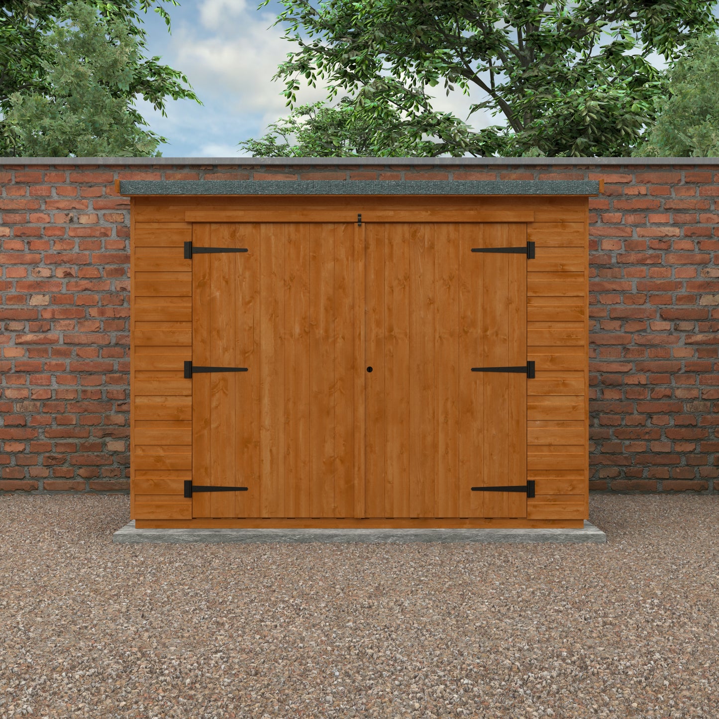Pent Compact Bike Shed - My Store