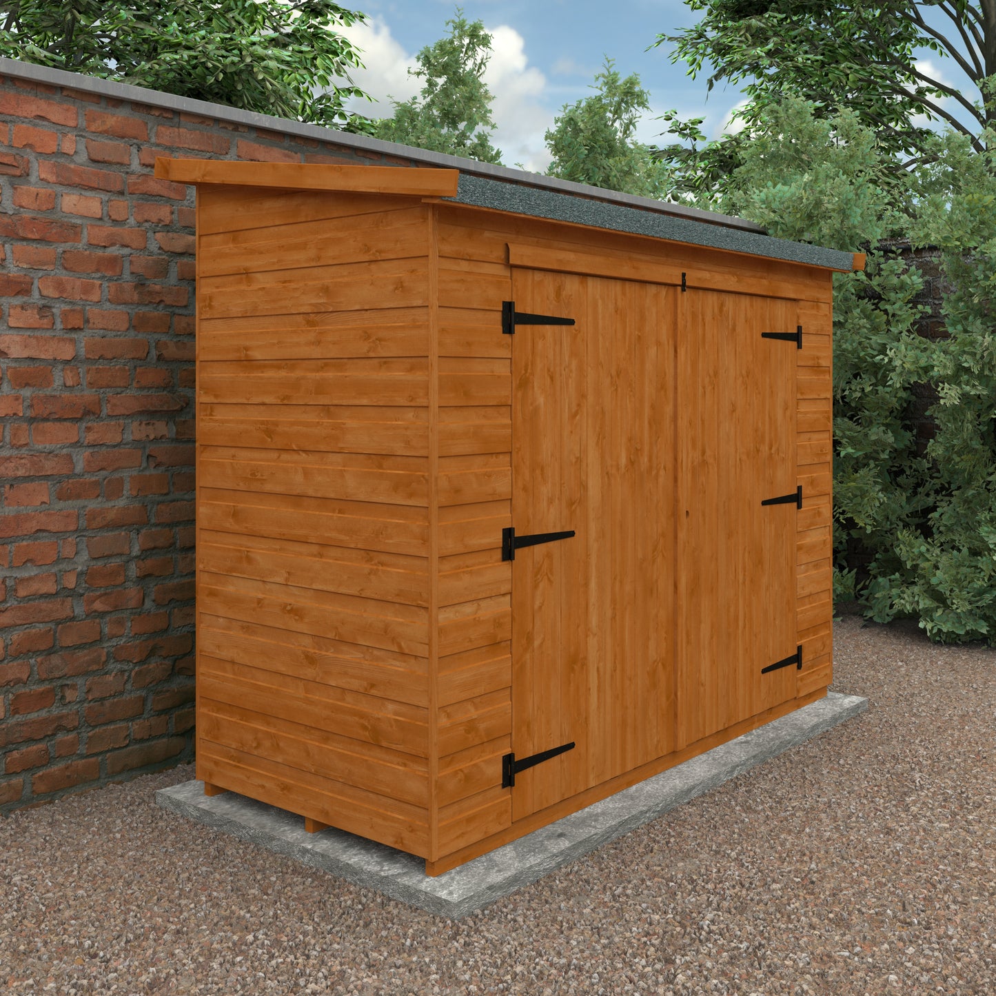 Pent Compact Bike Shed - My Store