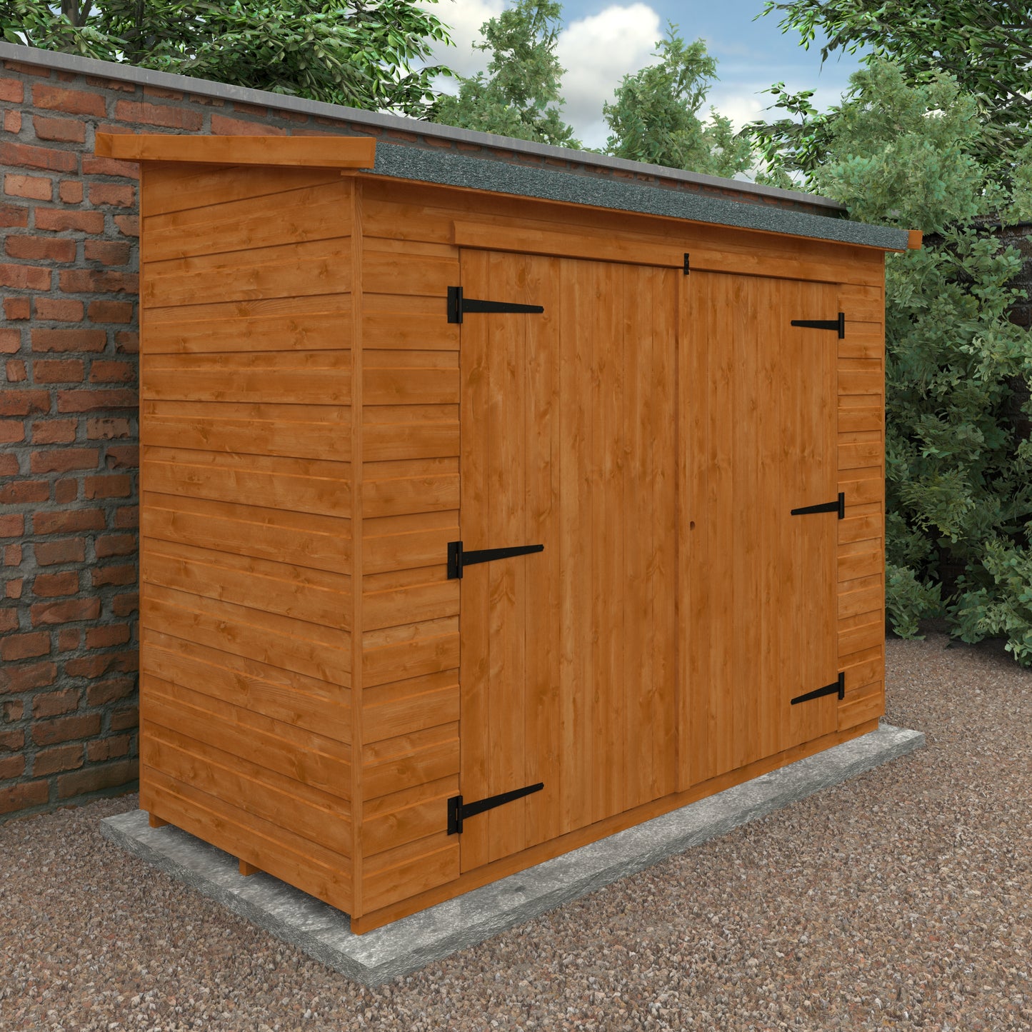 Pent Compact Bike Shed - My Store