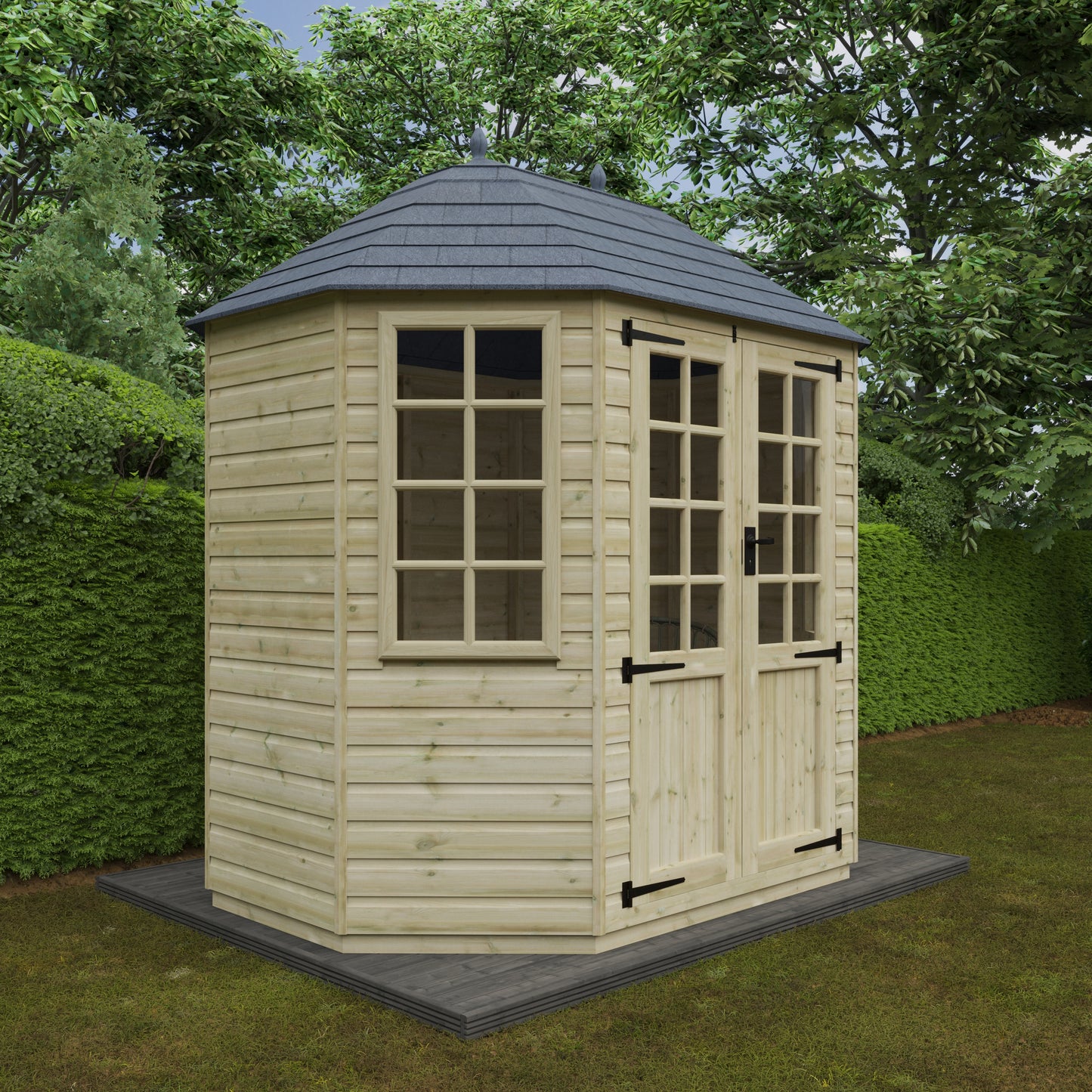 Tanalised Octagonal Summerhouse - My Store