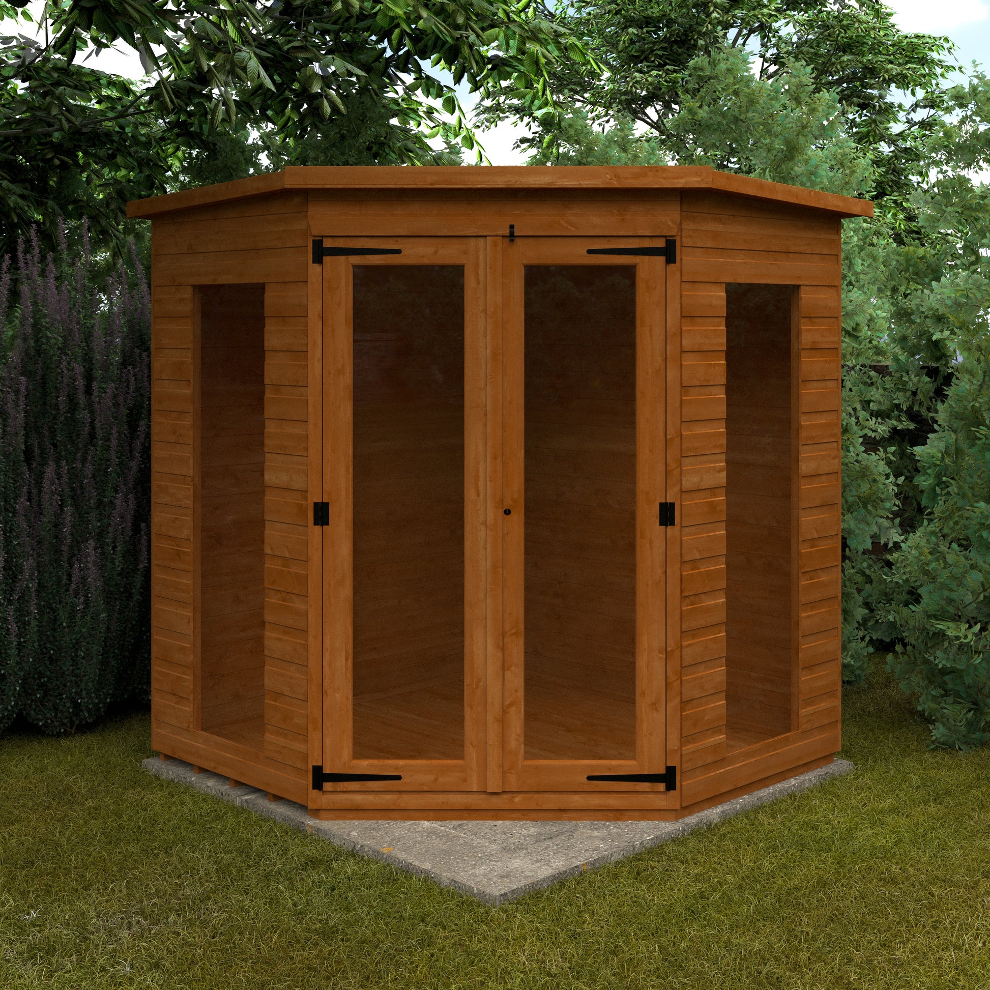 Full Pane Corner Summerhouse - My Store