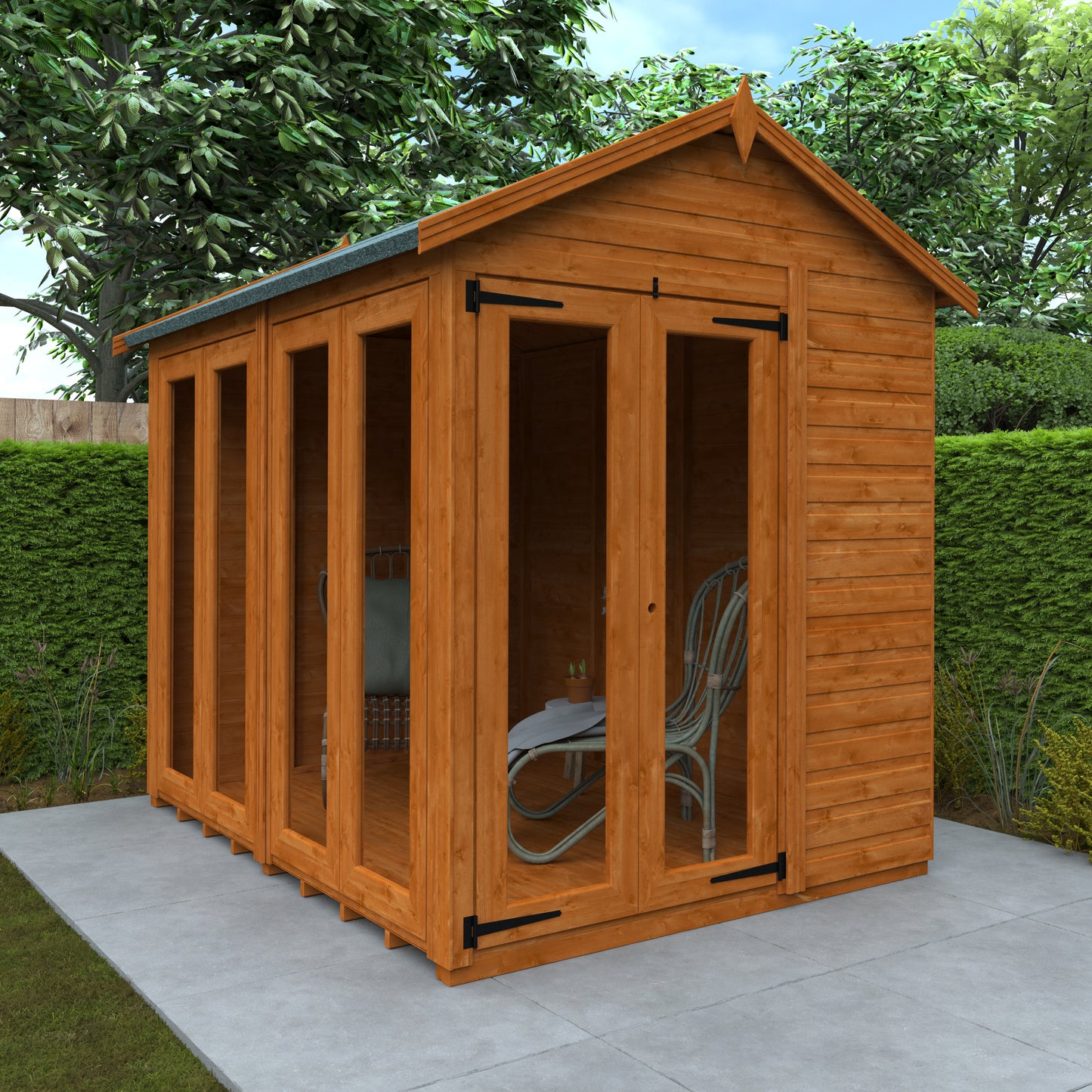 Flex Apex Full Pane Summerhouse - My Store