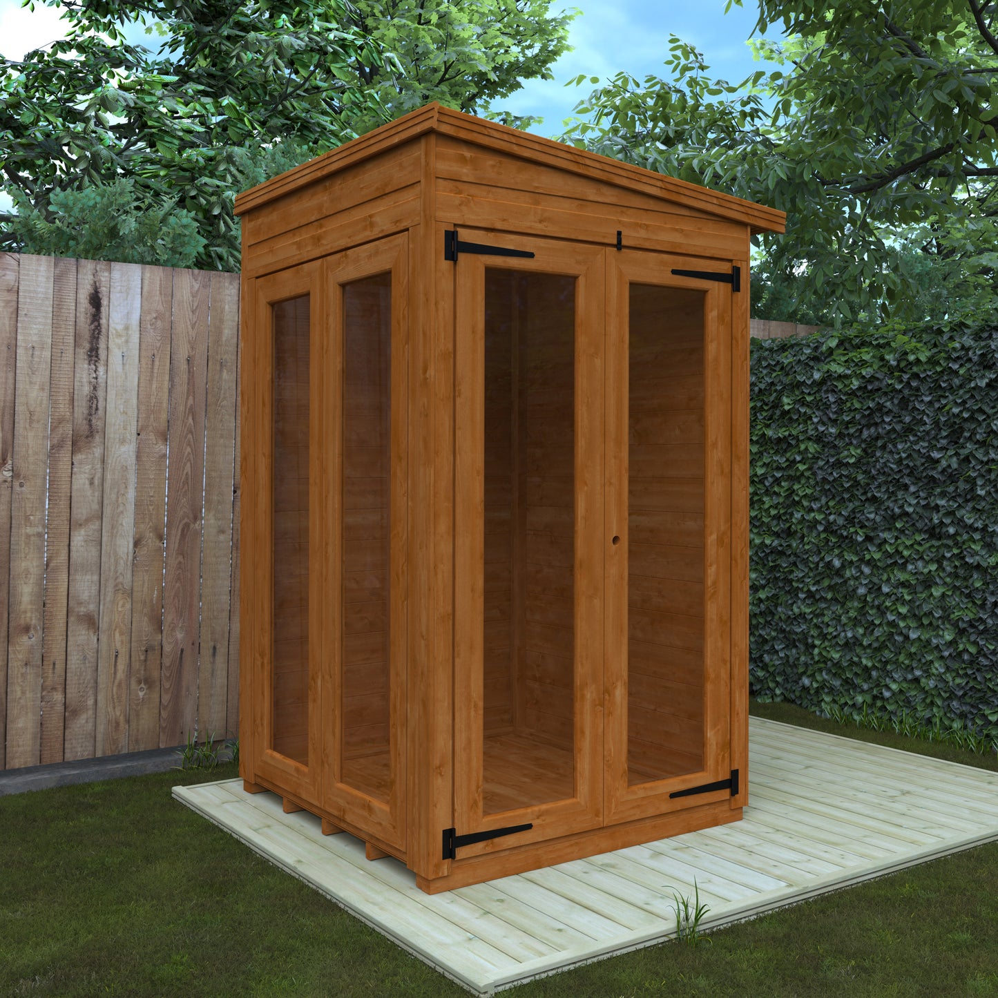 Flex Pent Full Pane Summerhouse - My Store