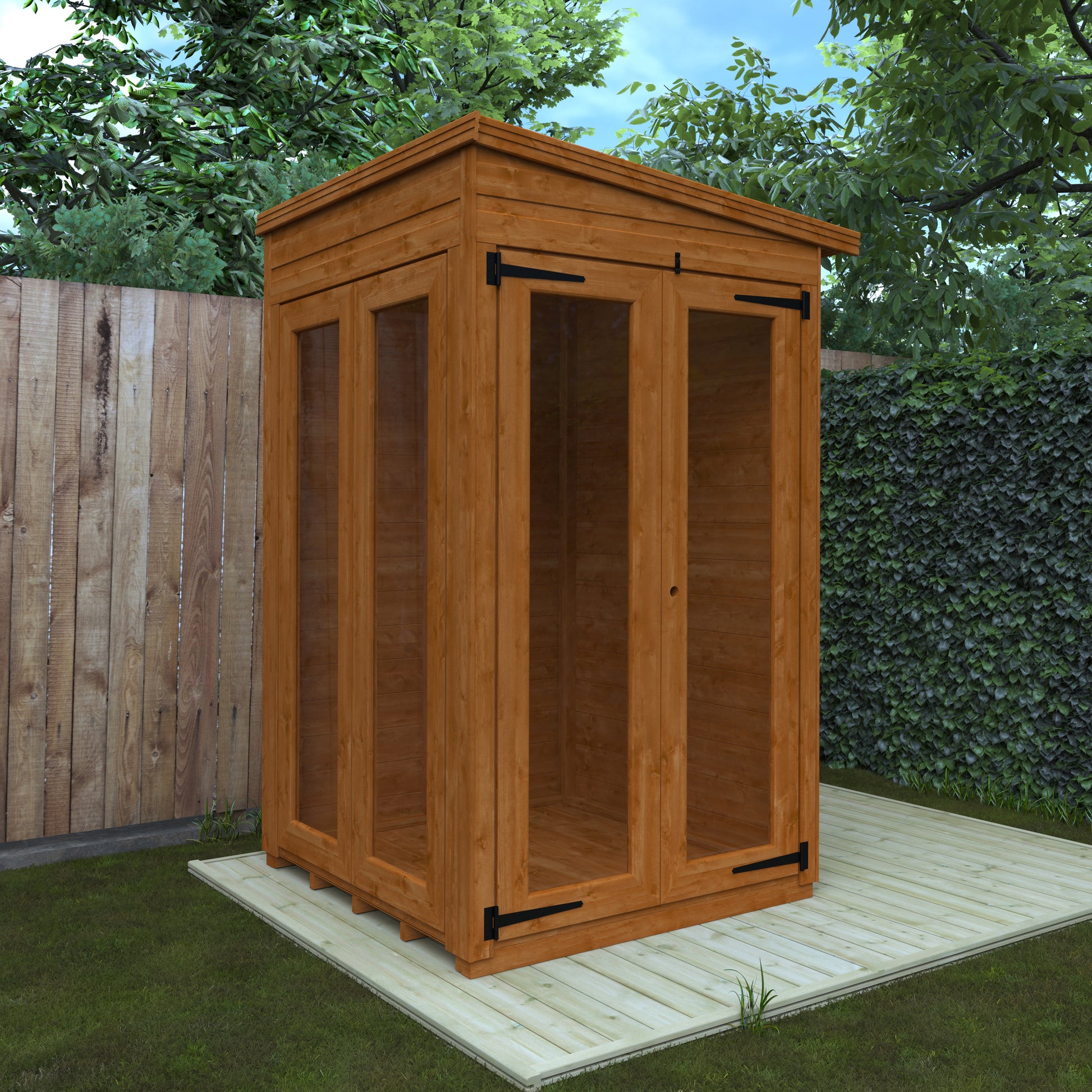 Flex Pent Full Pane Summerhouse - My Store