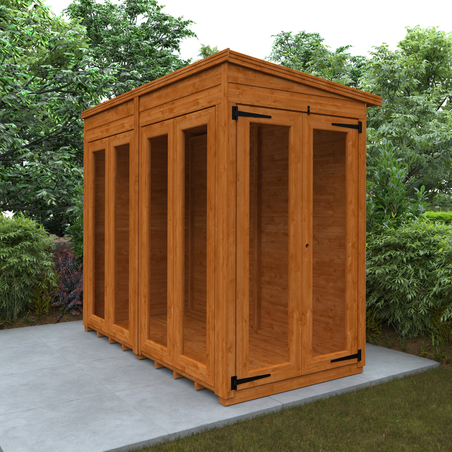 Flex Pent Full Pane Summerhouse - My Store