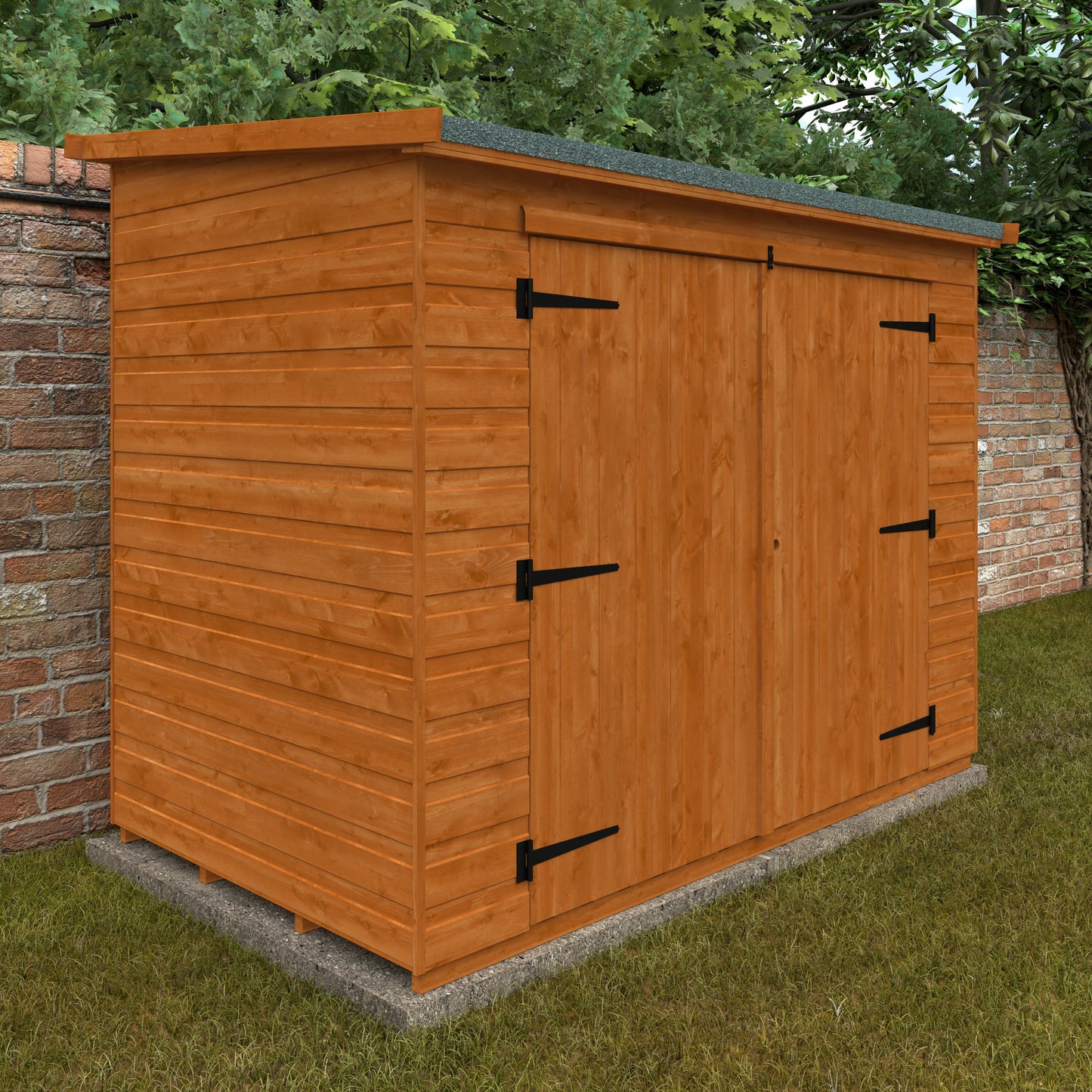 Pent Compact Bike Shed - My Store